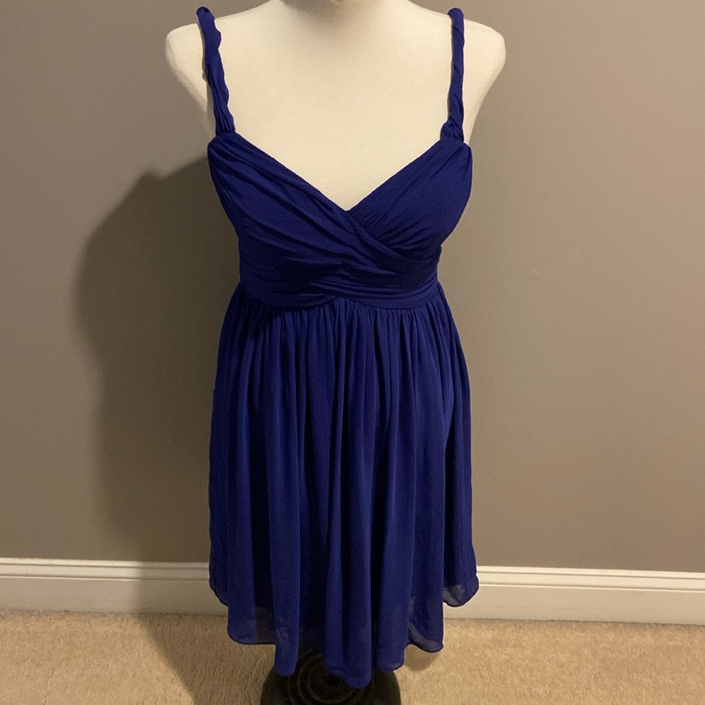 Royal blue dress